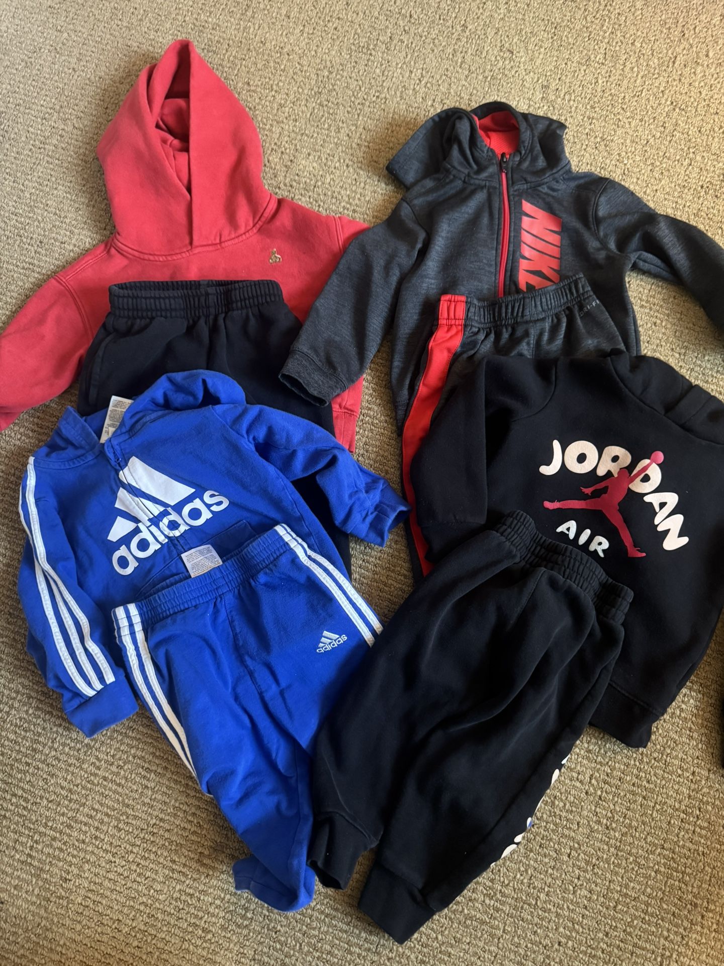 Nike Jordan Adidas Two Piece Hoodie And Pants 
