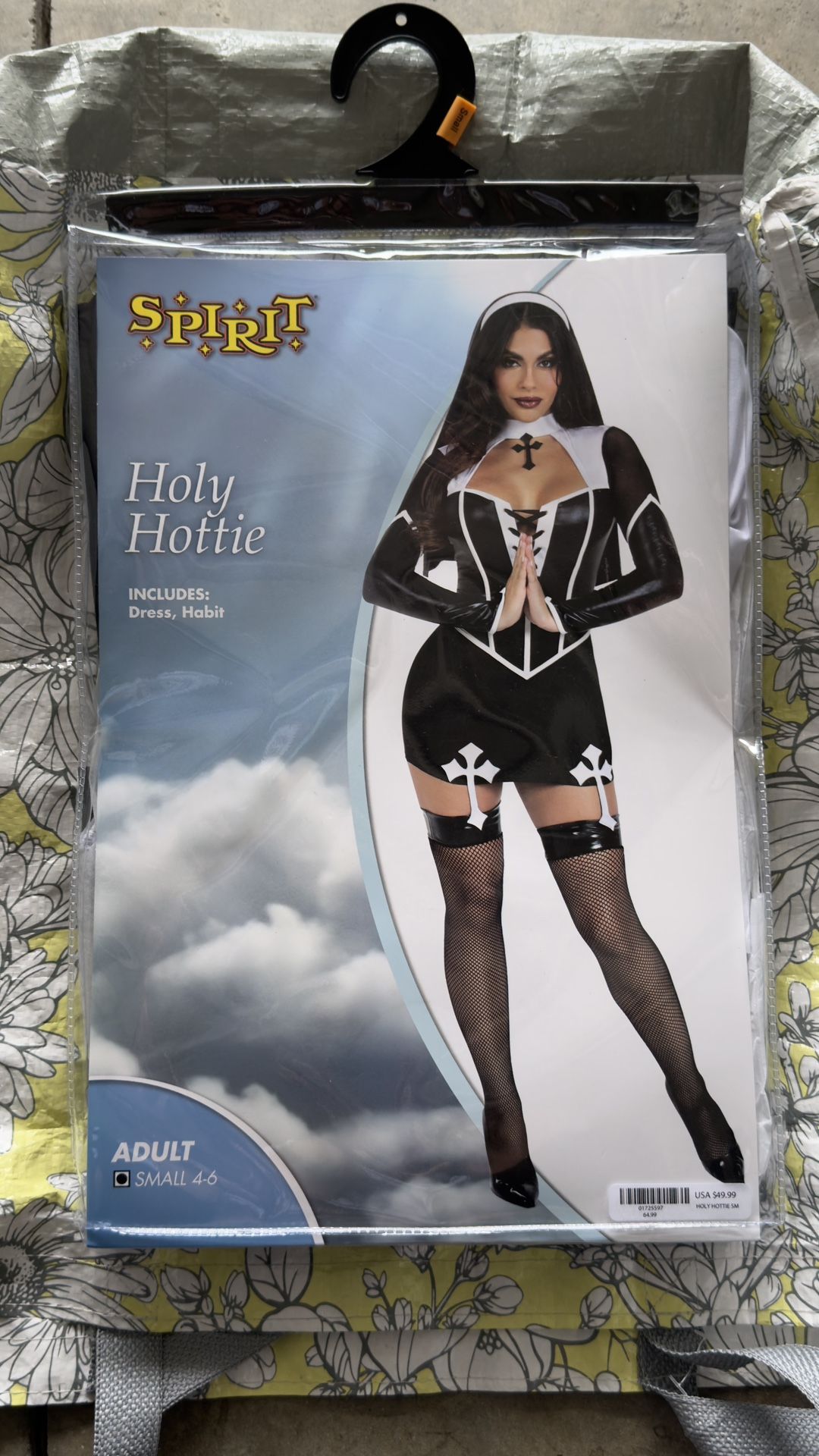 Holy Hottie Nun Woman Halloween Costume Small Spirit 