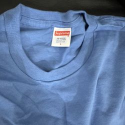 New Size Large Blank Supreme Shirt 