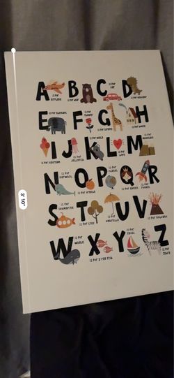 ABC CHILD ROOM DECOR FRAME