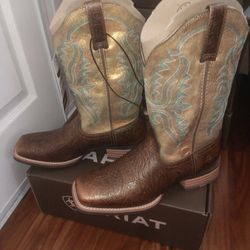 New Women's Ariat Boots Olena Bronze Age Sz8.5 B $120 OBO 
