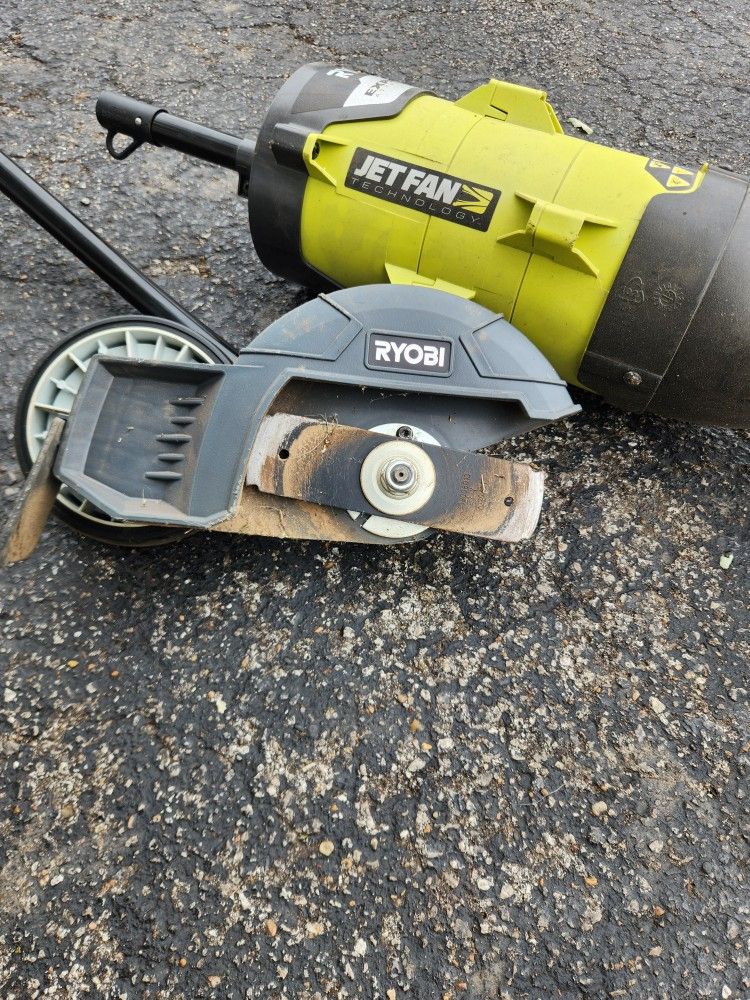 Ryobi Edger And Blower
