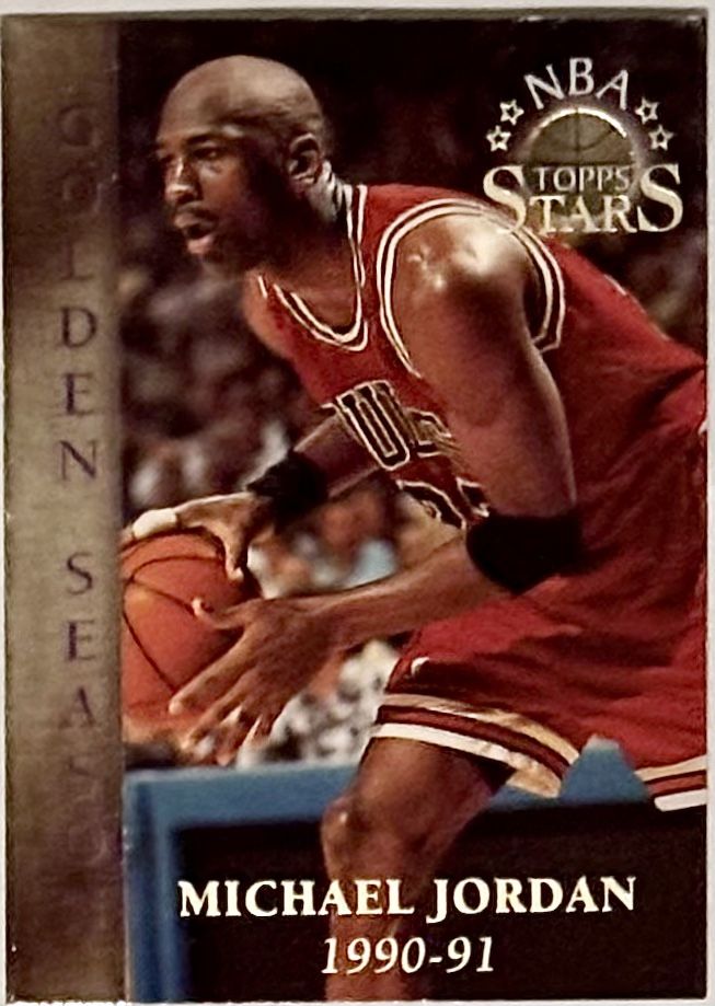 1990/91’ Topps Michael Jordan #74 Golden Season 