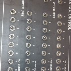 Goss Control Switch Board