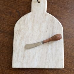 Cheese/Cutting Board with Canape Knife, Set of 2