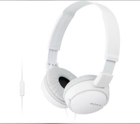 Sony Wired On-Ear Headphones White