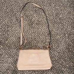 Two Purses Tan & White
