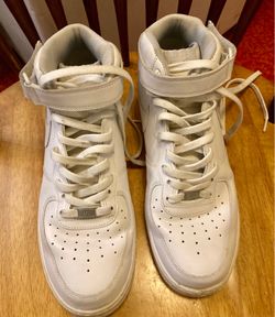 Nike Air men high top size 12 white