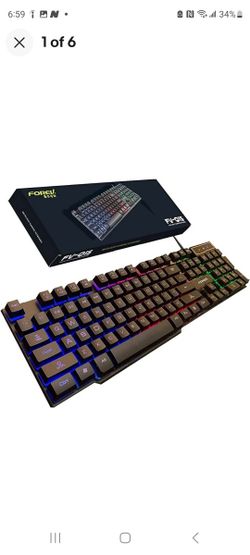 New Forev Blacklight Gaming Keyboard 