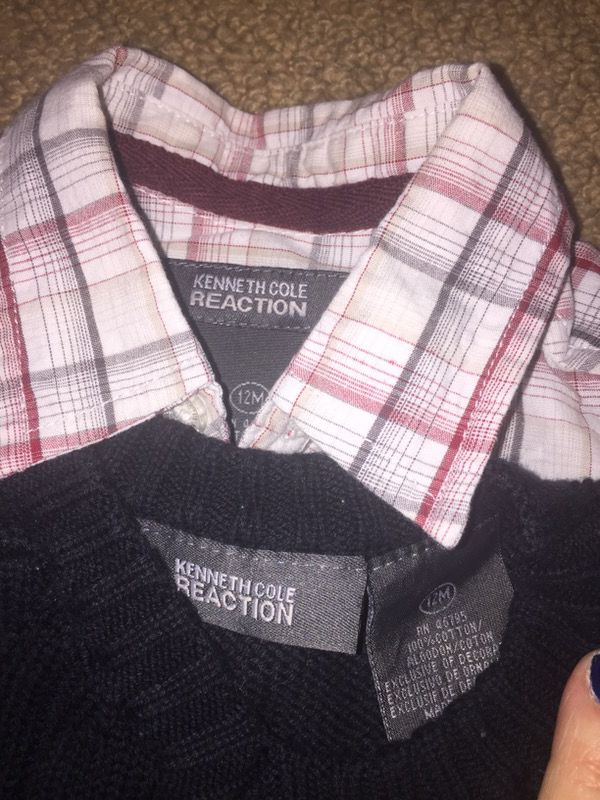 Kenneth Cole shirt and sweater vest