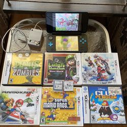 Nintendo 2DS XL.  + Games