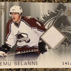 Teemu Selanne Pacific Private Stock Titanium Jersey Card 141/170 *Read Description*