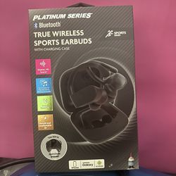 Platinum Series True Wireless Sports Earbuds With Charging Case