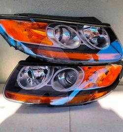 07-12 Hyundai Santa Fe Projector
Headlights Luces Calaveras Micas Faros Focos Faroles Headlamps