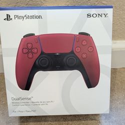 Sony Playstation 5 Ps5 Dualsense Wireless Controller Haptic Feedback Mic Headset | Color: Red | Size: Os