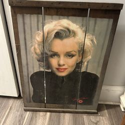 Marilyn Monroe Wood Print