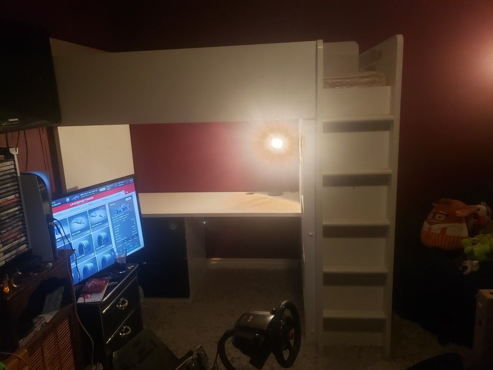 Bunk Bed And Desk