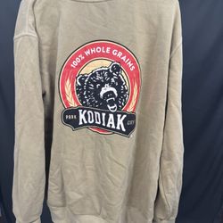 Kodiak Park City Crewneck Sweatshirt – Tan | Size L | Worn Twice | Great Condition