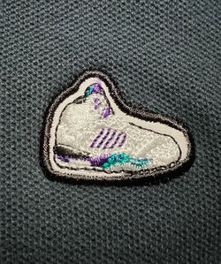 NIKE AIR JORDAN 5 GRAPE POLO SHIRT Sz XL WORN