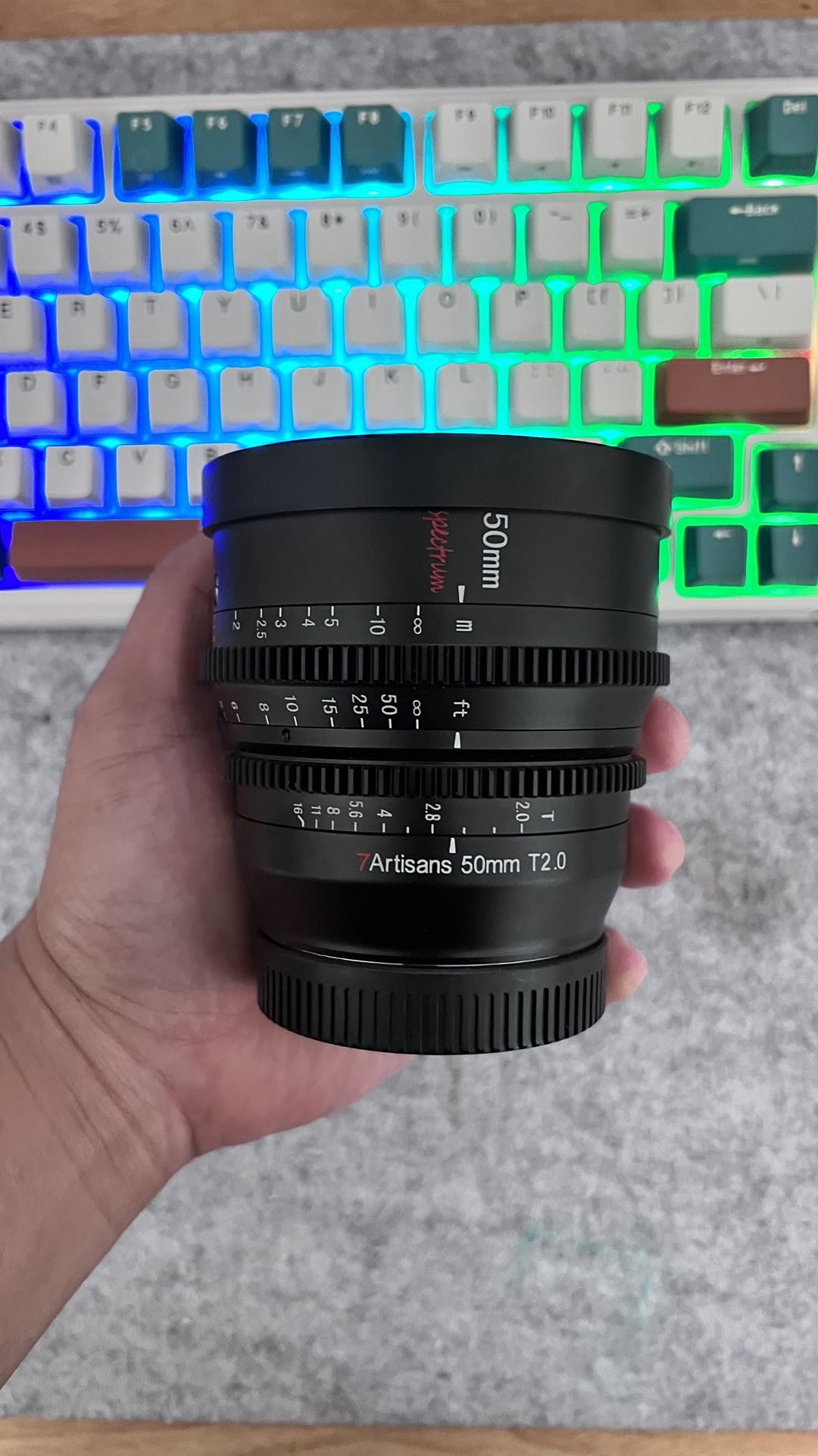 7 artisans 50mm cine lens