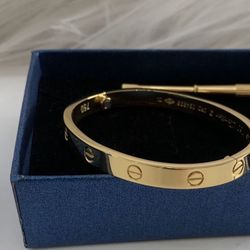 Stainless Steel Gold Bracelet 