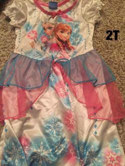 2T frozen night gown