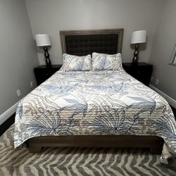 Queen Bedroom Set & Night Stands 