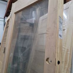  INTERIOR DOOR WITH  GLASS  36 X 96
