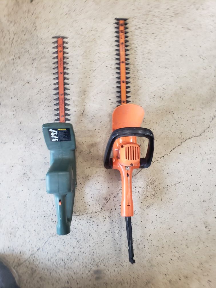 Black n Decker electric hedge trimmers for Sale in Saylorsburg, PA OfferUp