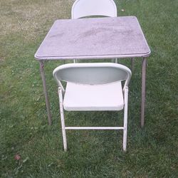 Folding Table & Chairs