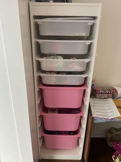 Ikea storage with bin