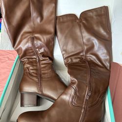 Brown Long Boots 