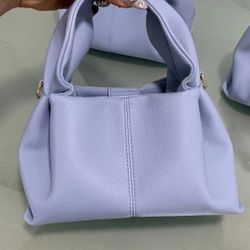 polene dumpling bag aqua blue🌷