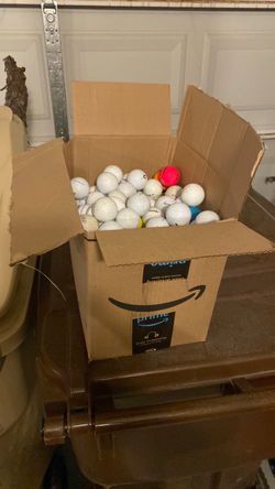 Miscellaneous golf balls all brands fresh from the tee box to my backyard