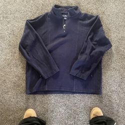 British Oxford Sweater Half Zip