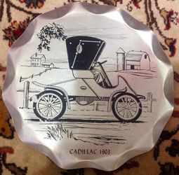 Vintage Tin Aluminum Decor (CADILLAC 1903 )