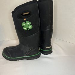 Bogs Outdoor Boots Womens 4-H Rain Waterproof Rubber SIZE 6 Women's