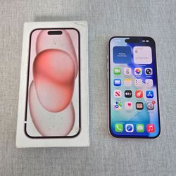 Apple iPhone 15 Pink - LOCKED Tmobile/Sprint - Open Box New