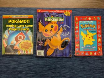 Pokemon collectibles: old books/magazine
