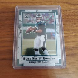 Jalen Hurts OPTIC Rookie Short Print 2020 Philadelphia Eagles 