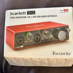 Scarlett 2i2 Focusrite
