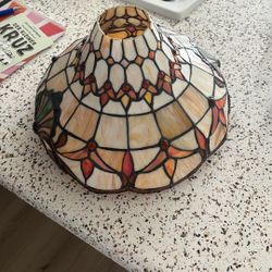 Antique Stained Glass Dip For Night Lamp