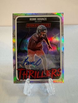 2025 Rookies & Stars - Rome Odunze #13 Thrillers Signatures #1/99 🔥First Print🔥