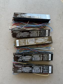 5 Pieces Sylvania High Efficiency Instant Start Quicktronic Electronic Ballast for Four 32 Watt T8 Lamps-645604