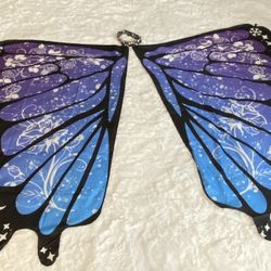 Adult - Colorful Butterfly Wings Headband