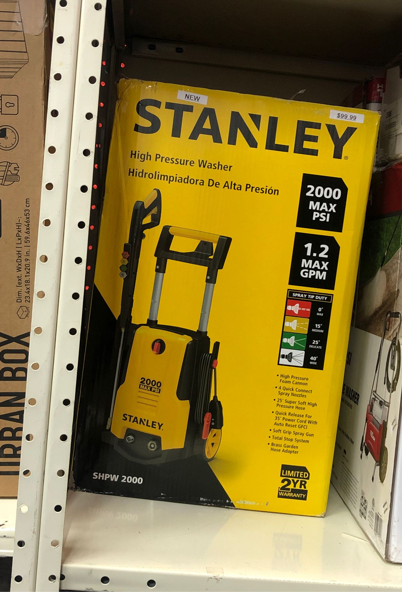 Stanley pressure washer