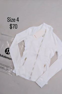 Brand new Lulu define jacket White size 4