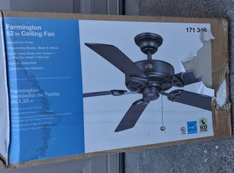 New, Farmington 52" Ceiling Fan