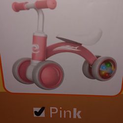 NEW in box, never used, easy assembly, pink toddler balance bike $23 FIRM