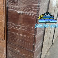 Tall Cherry Wardrobe Closet Ropero Nuevo Bonito Armoire 